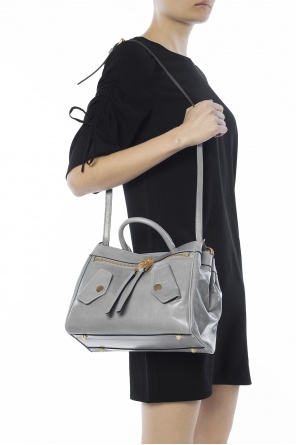 Torba na ramię z metalowym logo, zdjęcie 2 Torba na ramię z metalowym logo od Moschino